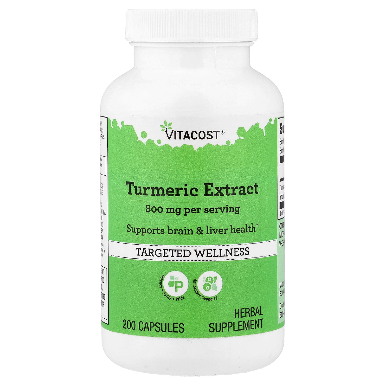 Vitacost Turmeric Extract, 200 Capsules (400 mg per Capsule)