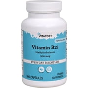 Vitacost Vitamin B-12 Methylcobalamin -500 mcg - 300 Capsules