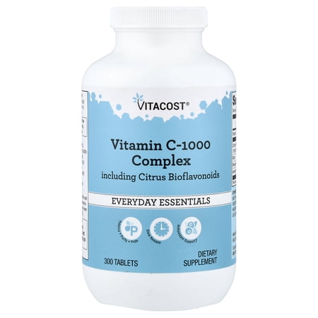 Vitacost Vitamin C-1000 Complex Including Citrus Bioflavonoids, 300 Tablets