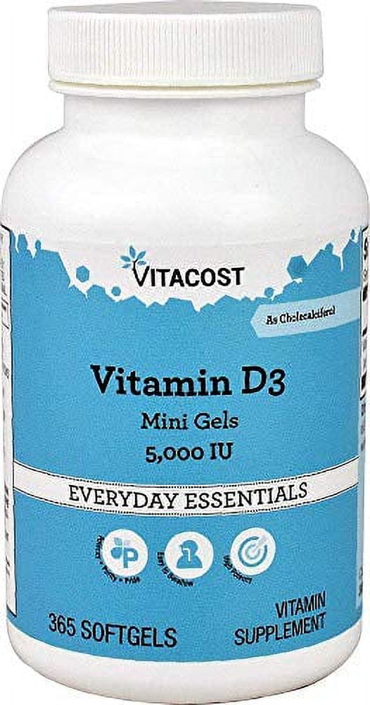 Vitacost Vitamin D35000 IU 365 Softgels Mini Gels