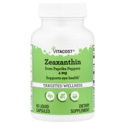 Vitacost Zeaxanthin, 60 Liquid Capsules