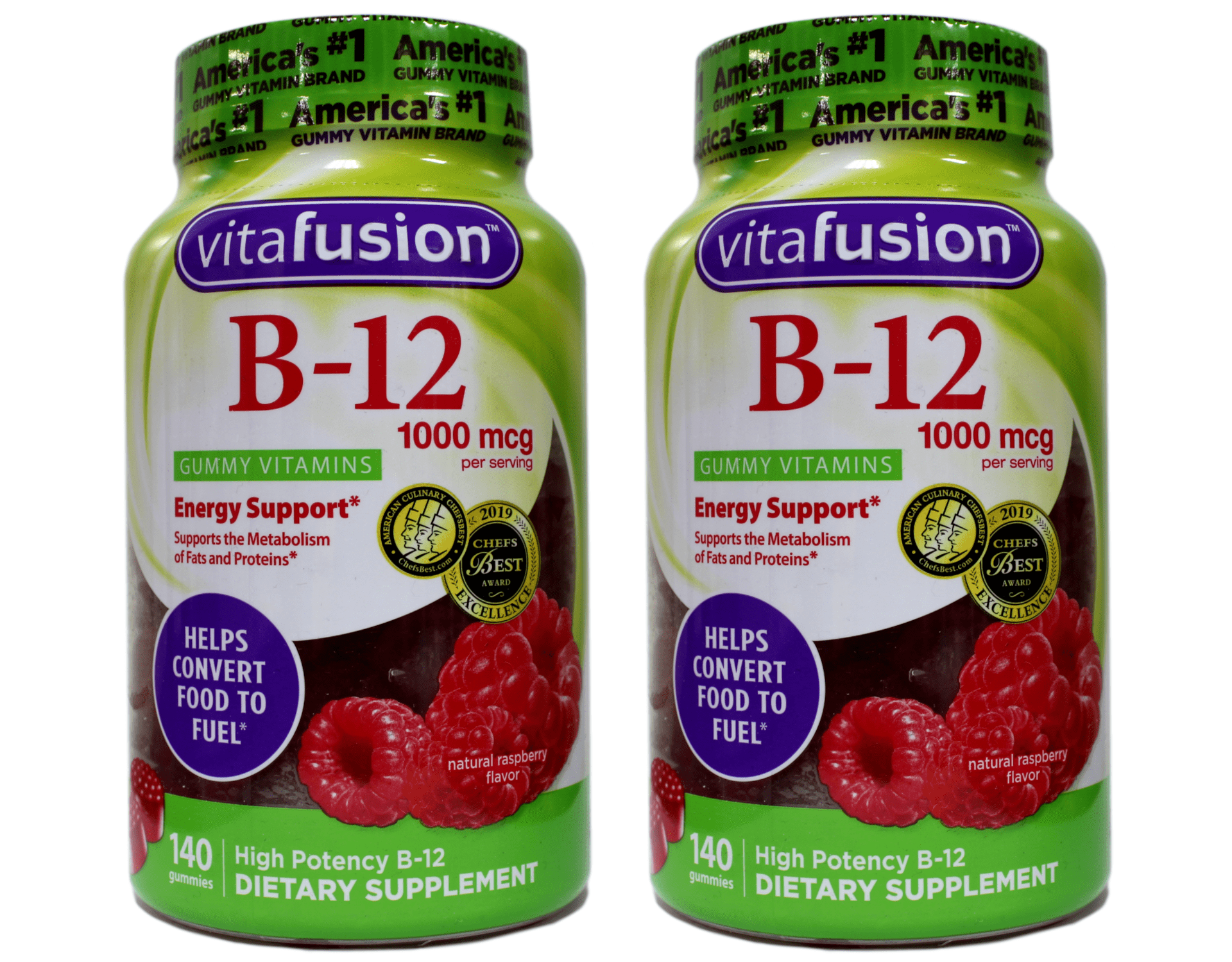 Vitafusion B-12 1000mcg 140 Count (Pack Of 2) - Walmart.com