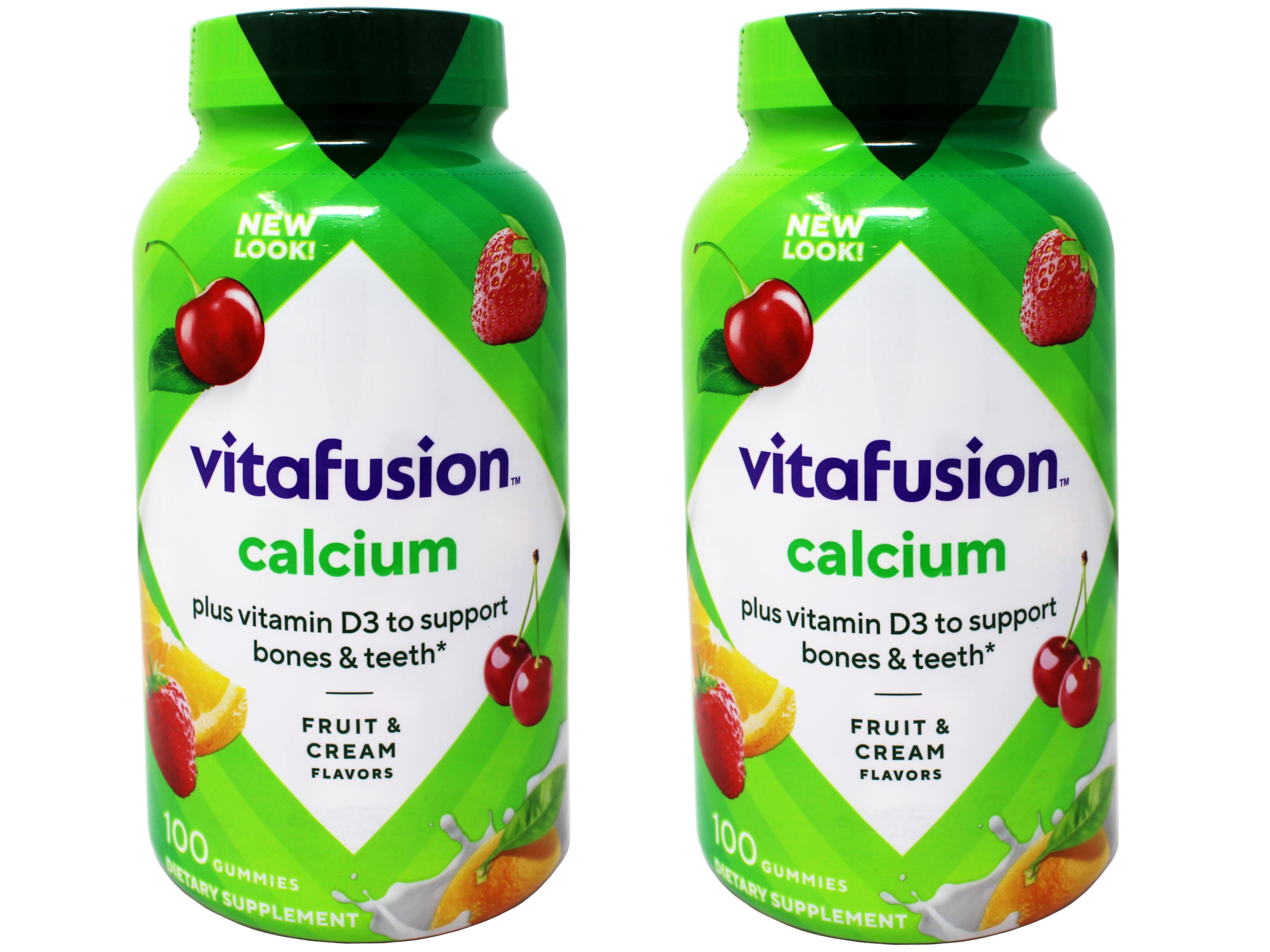 Vitafusion Calcium with Vitamin D3 Dietary Supplement Gummies 500 mg 200 Count