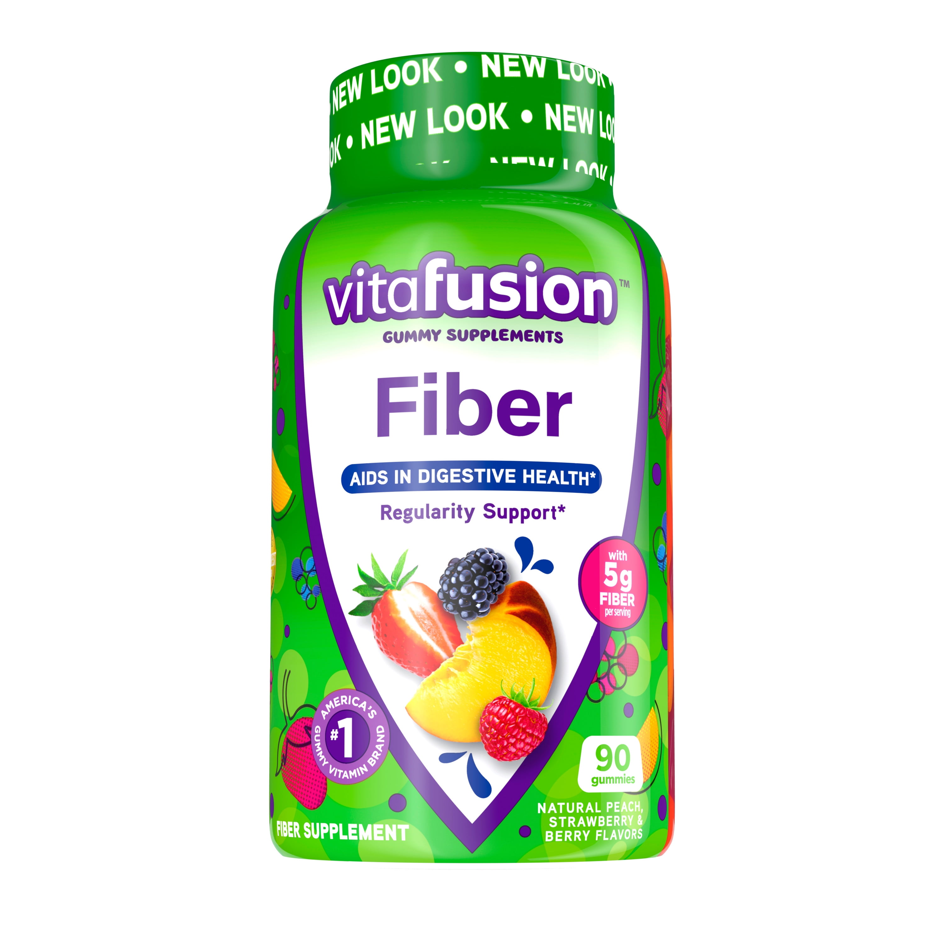 Vitafusion Fiber Gummy Vitamins, 90ct - Walmart.com