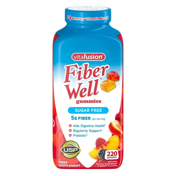 Vitafusion Fiber Well Sugar Free Gummies (220 ct.)