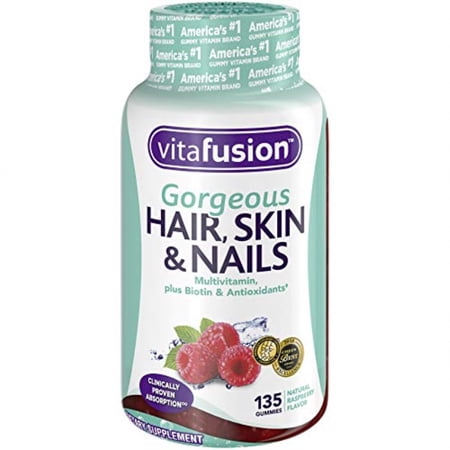 Vitafusion Gorgeous Hair, Skin & Nails Multivitamin Gummy Vitamins, 135ct