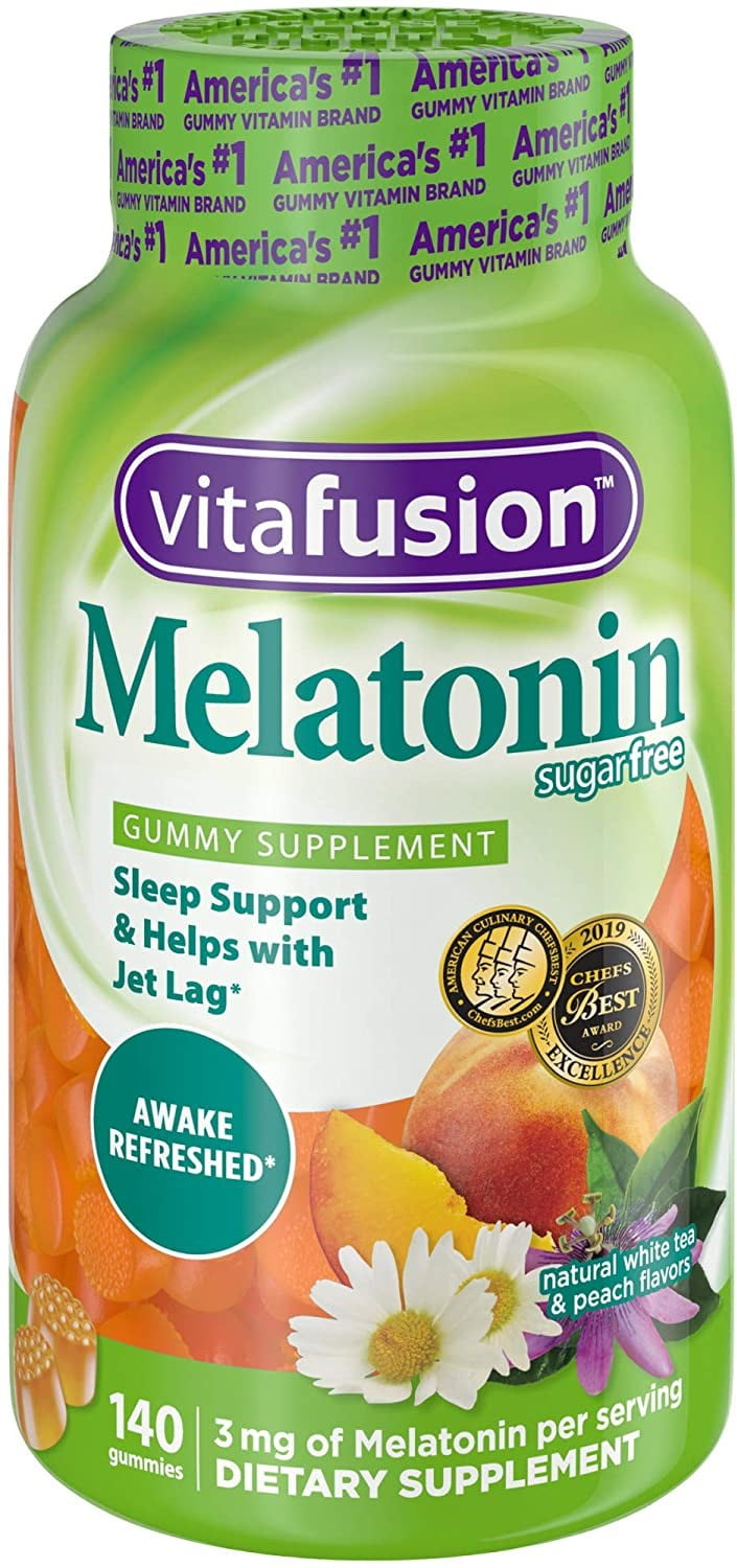 Vitafusion Melatonin Gummy Vitamins, 140 ea (Pack of 3)