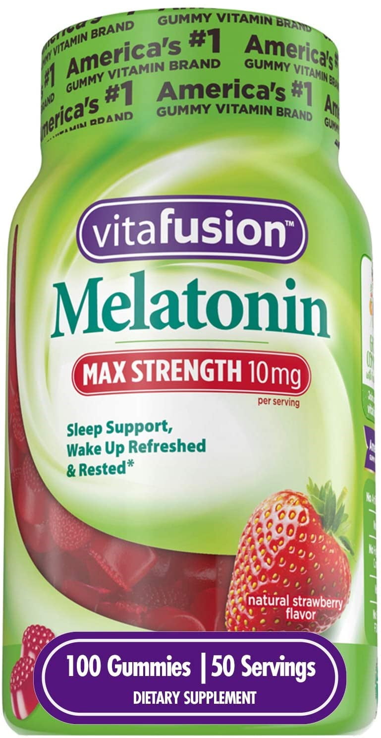 Vitafusion Melatonin Supplement Promo 100 Ct (Pack of 2)