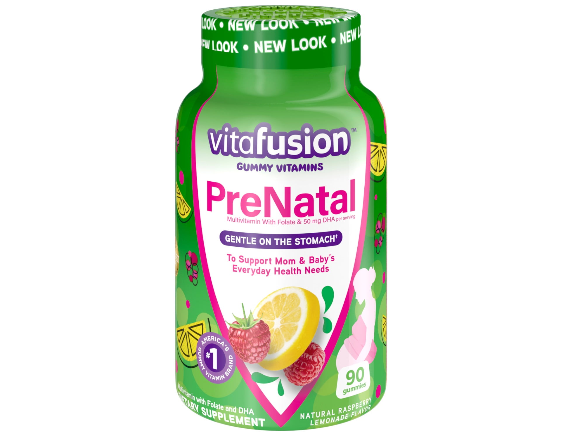 Vitafusion PreNatal Gummy Vitamins Dietary Supplement with DHA & Folic