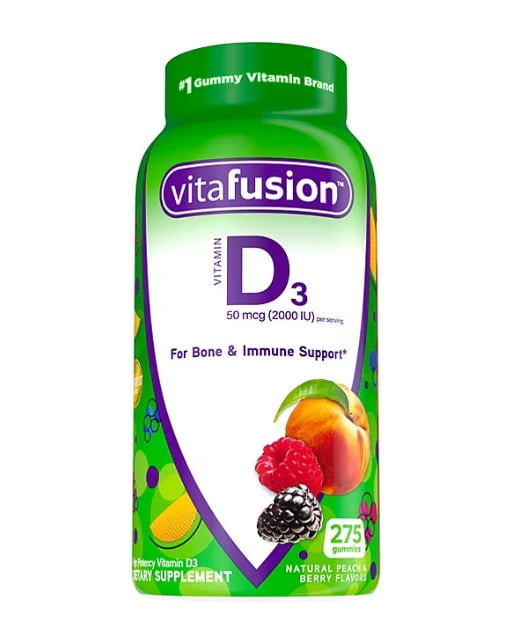 Vitafusion Vitamin D3, 2000 IU Gummies (275 ct.)