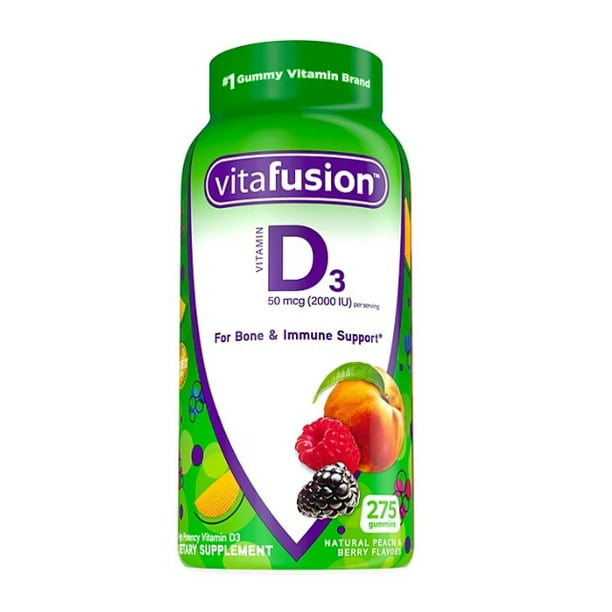 Vitafusion Vitamin D3, 2000 IU Gummies (275 ct.) - Walmart.com