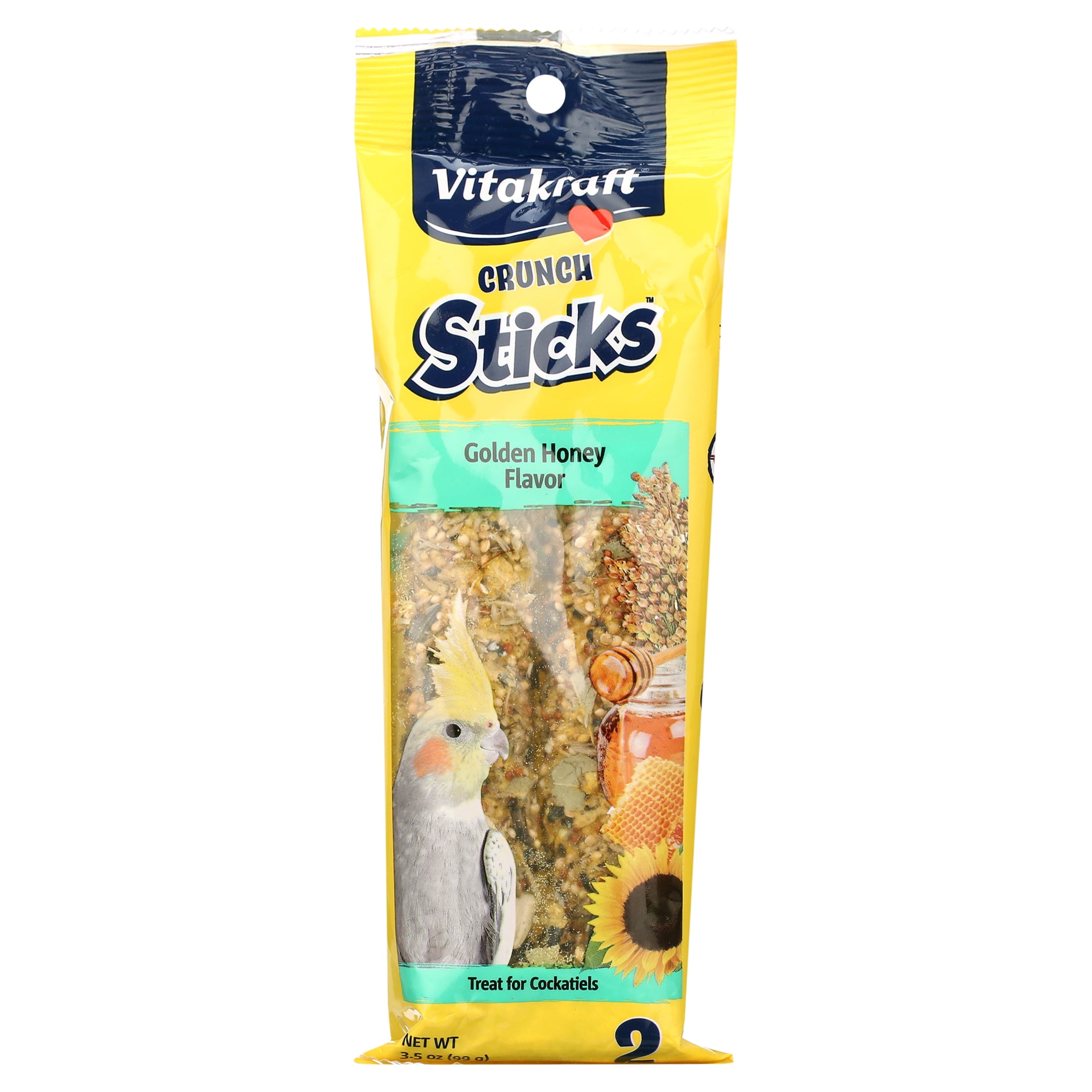 Vitakraft Crunch Sticks Golden Honey Flavor for Cockatiels Vitakraft Crunch Sticks Golden Honey Flavor for Cockatiels