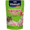 Vitakraft Drops Hamster Treat Strawberry Yogurt Treats for Hamsters