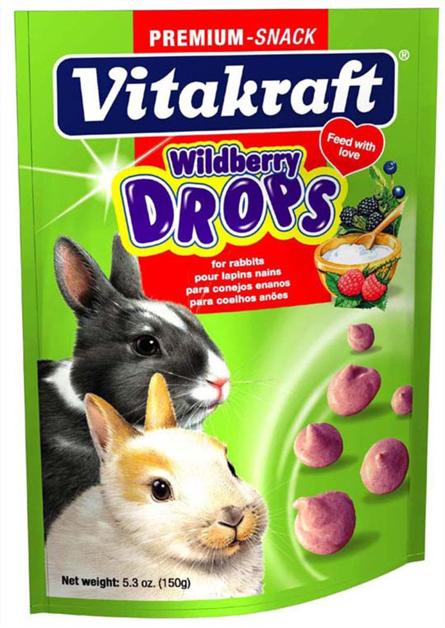 Vitakraft Prima Drops with Wild Berry, Creamy Milk Treat for Pet