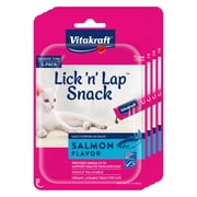 Vitakraft Lick 'n' Lap Creamy Lickable Cat Treat - Salmon Flavor, 20 Pack