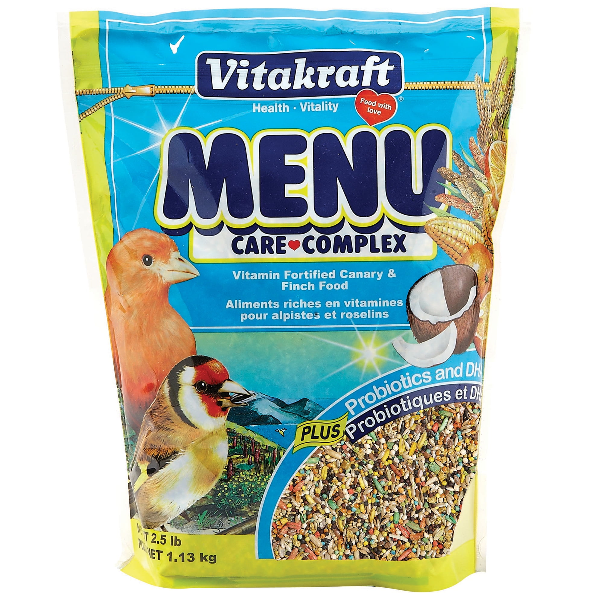Vitakraft Menu Premium Rabbit Food - Alfalfa Pellets Blend - Vitamin and  Mineral Fortified, Carrots,Greens,Grains,Fruits, 5 Lb