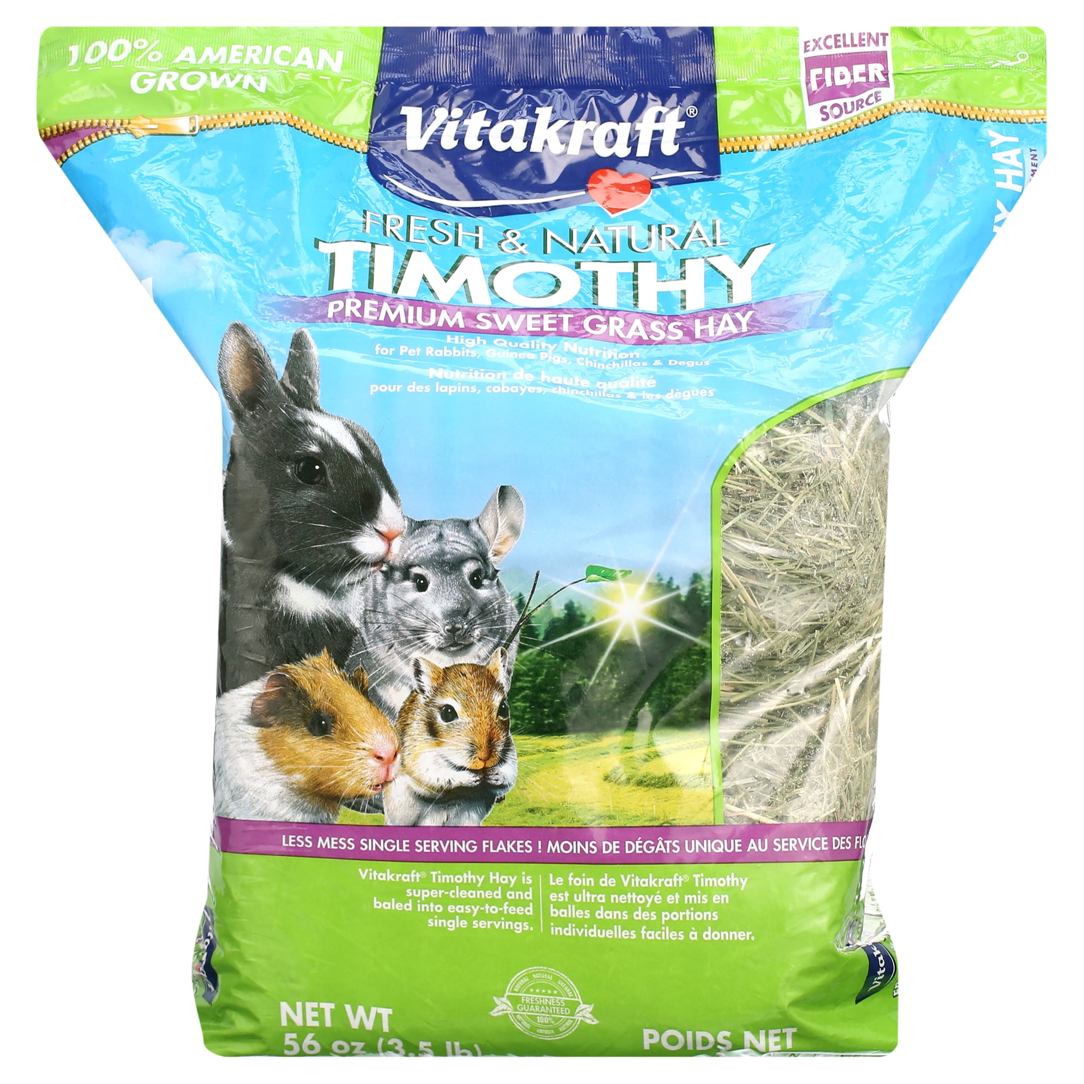 Vitakraft Small Animal Timothy Hay for Guinea Pigs Rabbits and