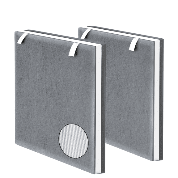 Vital 100 Replacement Filter 2 PACK for Levoit Vital 100 Air Purifier 3-in-1 True High-Efficiency Activated Carbon Filter