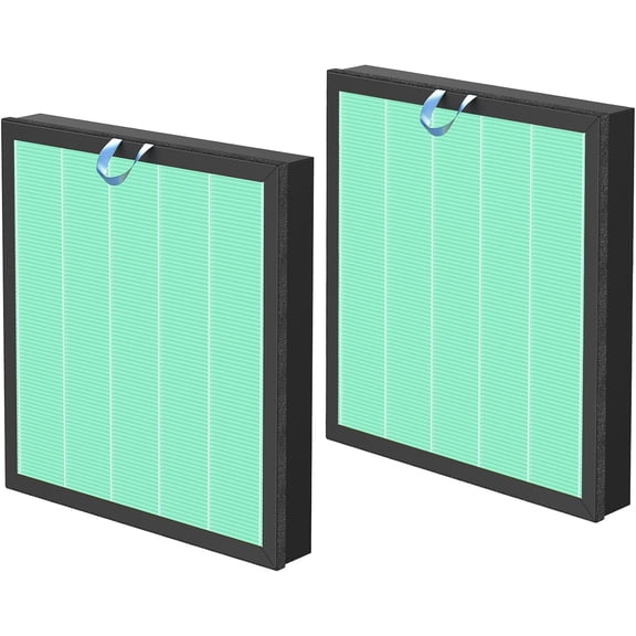 Vital 100S-P Toxin Absorber Replacement Filter Compatible with LEVOIT Vital 100S and 100S-P Air Purifier, Vital 100S-P Toxin Absorber Filter for Vital 100S-RF-TX, 2 Pack, Green