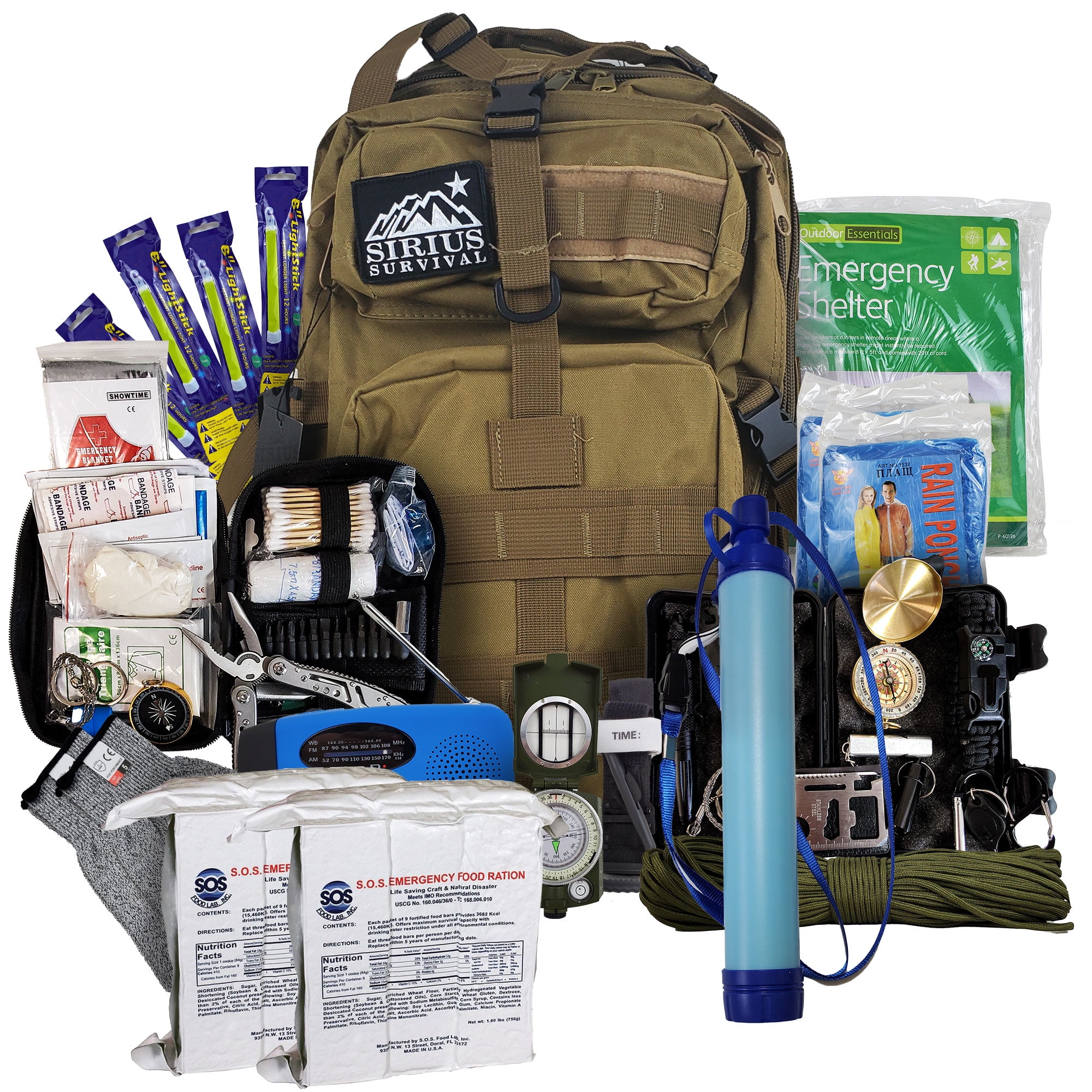 Security Check Required  School survival kits, School emergency kit,  School kit