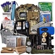 Vital 72 Hour Emergency Survival Kit for Family - Bug Out Bag for Hurricanes, Floods, Tornadoes or Other Disasters - 72 Hour Kit of Food & Water for 2 Per Bag