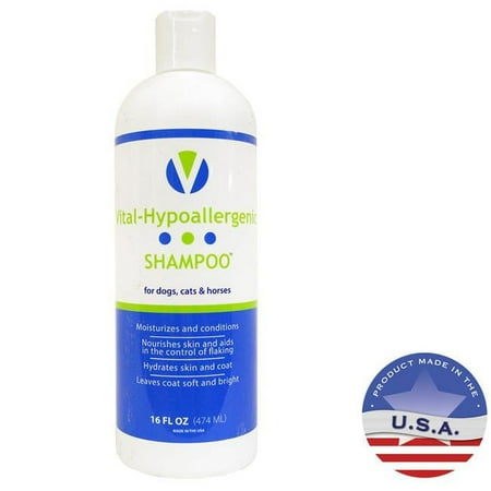 Vital Animal Health 013VAH-9605001604 16 oz Hypoallergenic Shampoo