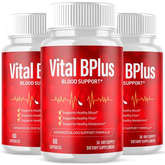Vital BPlus Blood Balance Support Pills Advanced Formula Vitamin Supplement 180 Capsules