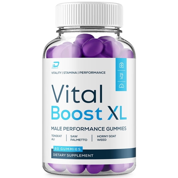 Vital Boost XL Gummies for Men – VitalBoost XL Gummy Natural Blend Vitamins for Overall Health, 1 Pack, 60 Gummies