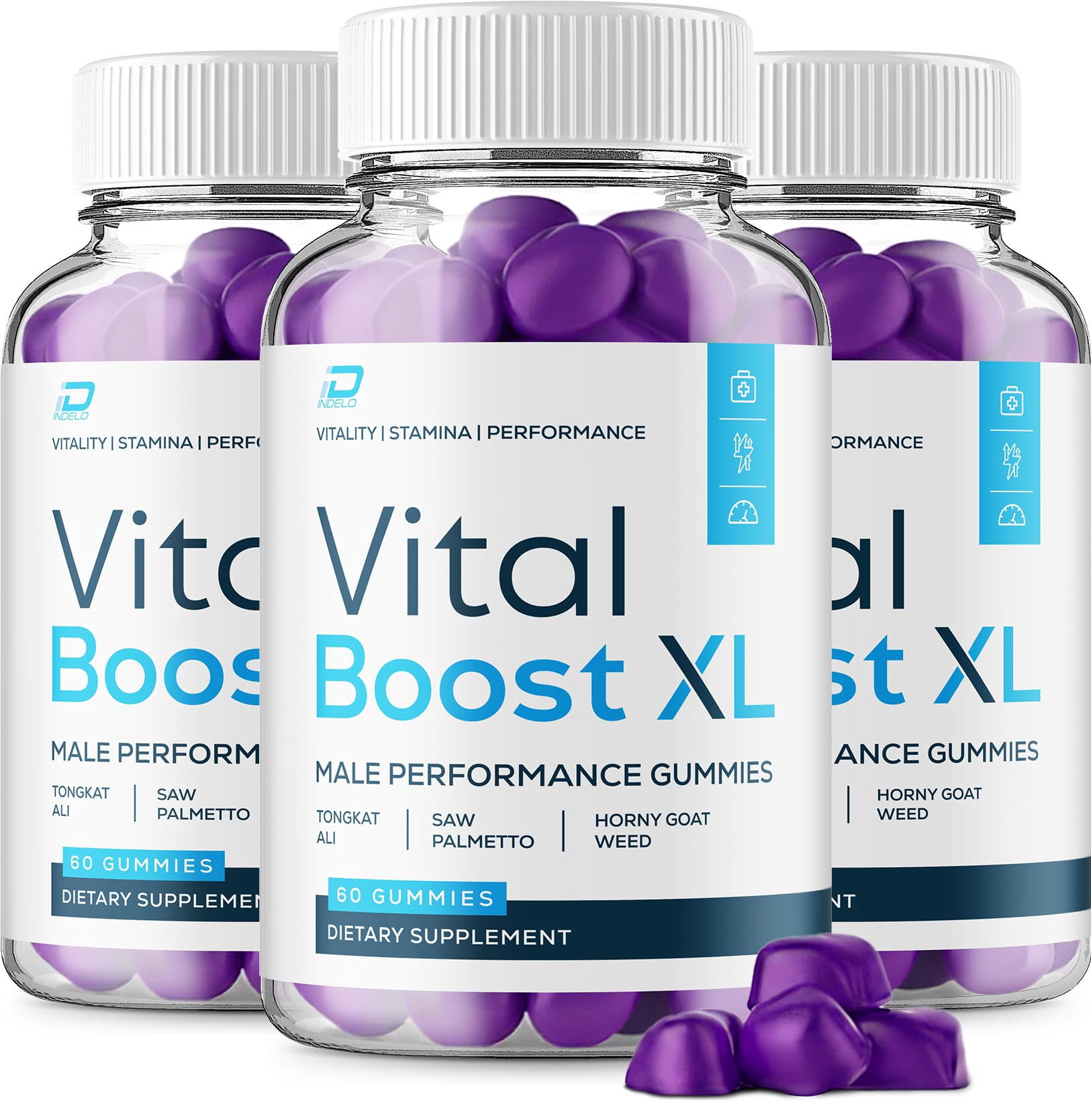 Vital Boost XL Gummies for Men – VitalBoost XL Gummy Natural Blend Vitamins  for Overall Health, 3 Pack, 180 Gummies - Walmart.com