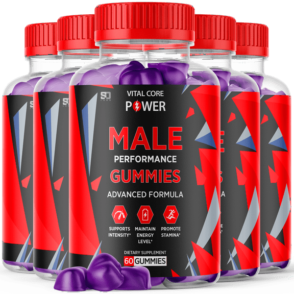Vital Core Power for Men Advanced Formula Supplement with Premium Ingredients 300 Gummies