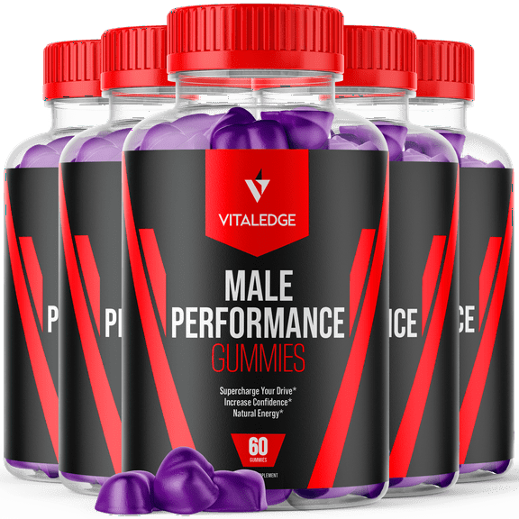 Vital Edge for Men Advanced Formula Supplement with Premium Ingredients 300 Gummies