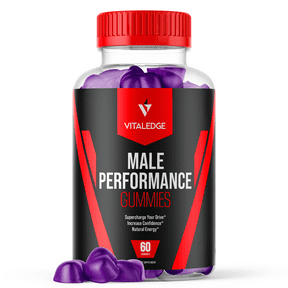 Vital Edge for Men Advanced Formula Supplement with Premium Ingredients 60 Gummies