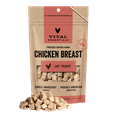 thumbnail image 1 of Vital Essentials Freeze-Dried Raw Single Ingredient Chicken Breast Cat Treats, 2.1-oz bag, 1 of 8