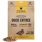Vital Essentials Duck Crunchy Mini Nibs Meal or Mixer Freeze-Dried Raw Dog Food, 5.5-oz bag