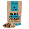 thumbnail image 1 of Vital Essentials Freeze Dried Dog Treats | Beef Bites, Single Protein | Grain Free Training Treats for Dogs, 2.5 oz bag, 1 of 8