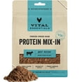 thumbnail image 1 of Vital Essentials Protein Mix-In Freeze-Dried Raw Beef Recipe Ground Dog Food Topper, 6-oz bag, 1 of 2