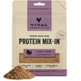 thumbnail image 1 of Vital Essentials Protein Mix-In Freeze-Dried Raw Turkey Recipe Ground Dog Food Topper, 6-oz bag, 1 of 4
