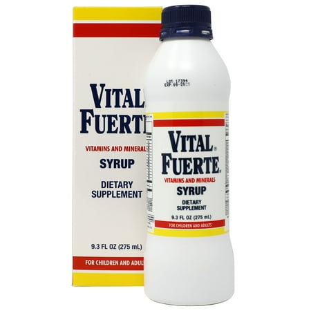 Vital Fuerte Dietary Supplement Syrup 9.3 oz - Suplemento Nutricional Jarabe