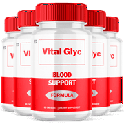 Vital Glyc Advanced Blood Support Formula Capsules, Extra Strength Glycogen Supplement 300 Capsules