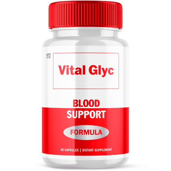 Vital Glyc Advanced Blood Support Formula Capsules, Extra Strength Glycogen Supplement 60 Capsules