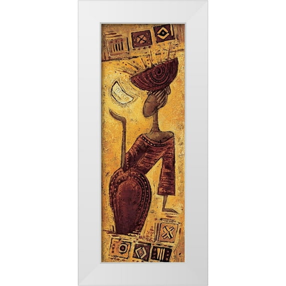 Vital, Isabelle 11x24 White Modern Wood Framed Museum Art Print Titled - Le 5eme element