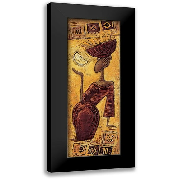 Vital, Isabelle 9x18 Black Modern Framed Museum Art Print Titled - Le 5eme element