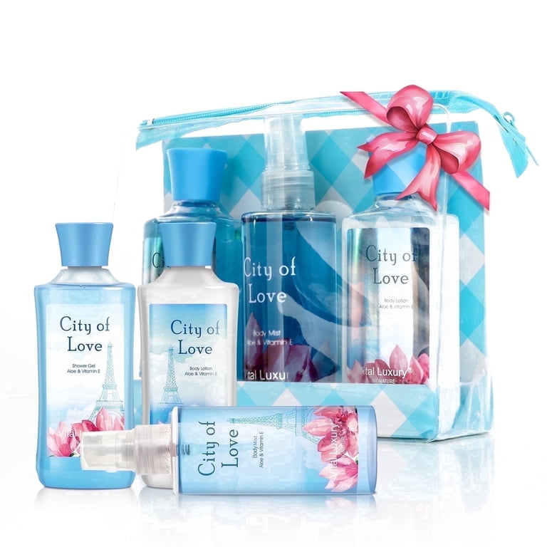 Vital Luxury, Bath and Body Care Travel Set, 3 fl oz, Pink