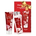 thumbnail image 1 of Vital Luxury Shower Gel&Body Cream Gift Set,Japanese Cherry Blossom Scent for Unisex,8 fl oz Each, 1 of 11