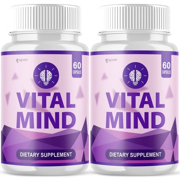 Vital Mind Advanced Brain Support Formula Supplement VitalMind 120 Capsules