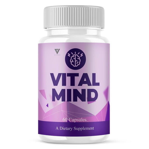 Vital Mind Advanced Memory Support, Vital Mind Maximum Strength Focus Formula Pills (60 Capsules)