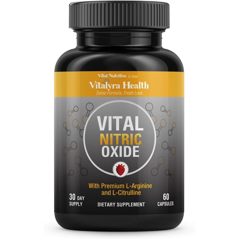 l carnitine nitric oxide Vital Supplement for Men with L-Arginine & L-Citrulline, Blood Flow Support, 60 Capsules Category_Beauty Bundles MET TATHIONE Reduced Glutathione Size:2oz Glass Dropper Bottle
