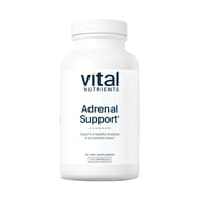Vital Nutrients Adrenal Support | Adrenal Support Supplements for Gland Function and Cortisol Management | Supports Energy and Stress Levels | Gluten, Dairy, Soy Free | 120 Capsules