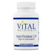 Vital Nutrients - Anti-Oxidant 2.0 High in Antioxidants - Specially Balanced Antioxidant Formula - 60 Vegetarian Capsules per Bottle