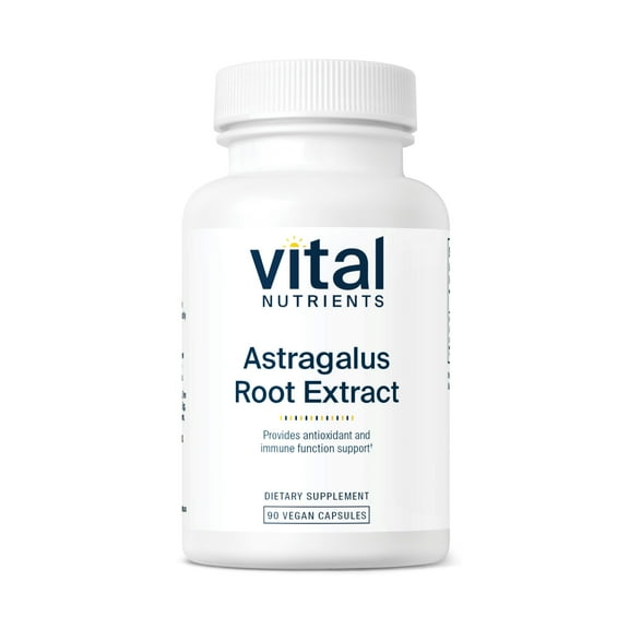 Vital Nutrients - Astragalus Root Extract - Vegan Formula - Herbal Support for the Immune System - 90 Vegetarian Capsules per Bottle - 300 mg